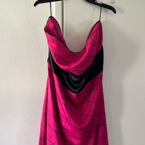 Strapless hot pint dress